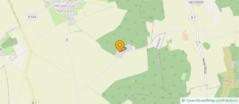 localisation de l'entreprise REA DISTRIB à HEUBECOURT-HARICOURT