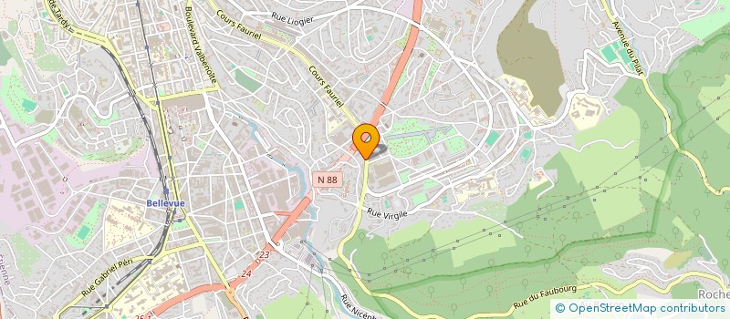 localisation de l'entreprise REA-FAST à SAINT-ETIENNE