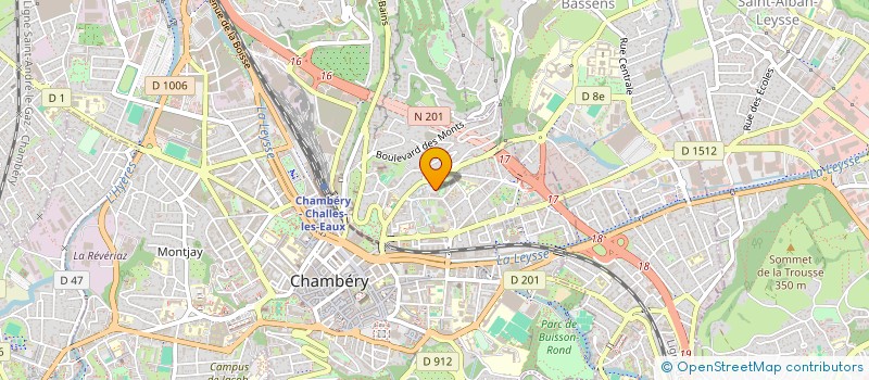 localisation de l'entreprise REA HOLDING  CHAMBERY