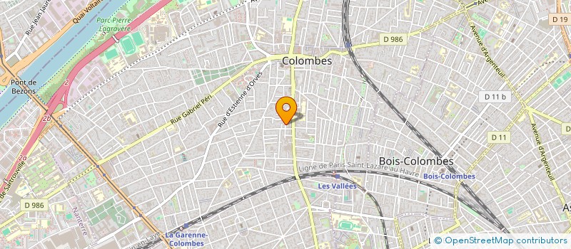 localisation de l'entreprise REA IMMO 92700 à COLOMBES