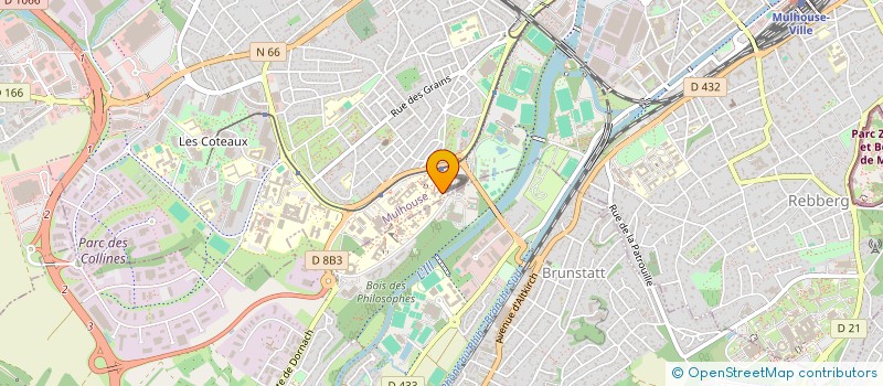 localisation de l'entreprise REA JET FRANCE  MULHOUSE