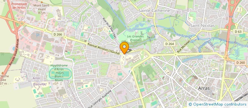 localisation de l'entreprise REA'PTITUDE à ARRAS