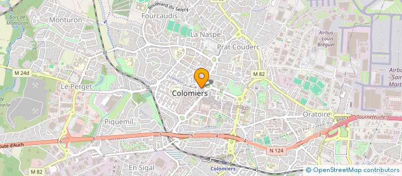 localisation de l'entreprise REA RALLYE à COLOMIERS