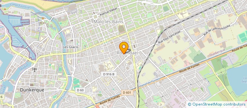 localisation de l'entreprise REA'VIVE à DUNKERQUE