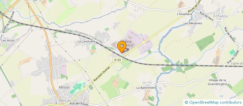 localisation de l'entreprise REAA à MESSEI