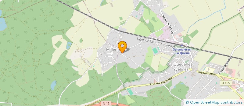 localisation de l'entreprise REABAX à GARANCIERES
