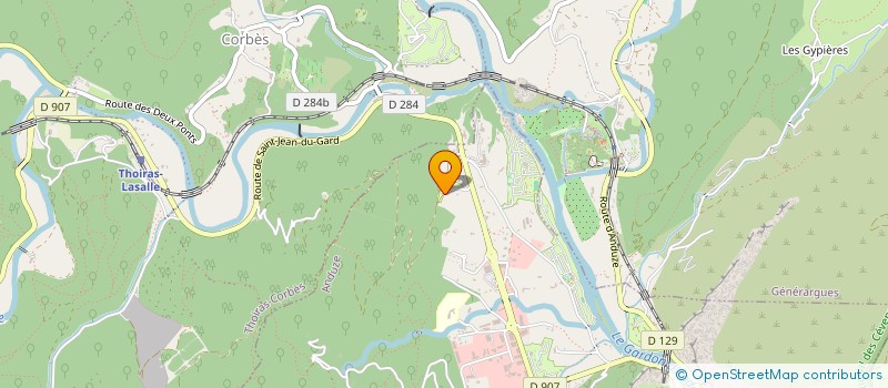 localisation de l'entreprise REAC  ANDUZE