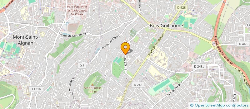 localisation de l'entreprise REACAM à BOIS-GUILLAUME