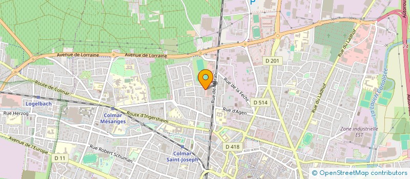 localisation de l'entreprise REACCEL PATRIMOINE  COLMAR