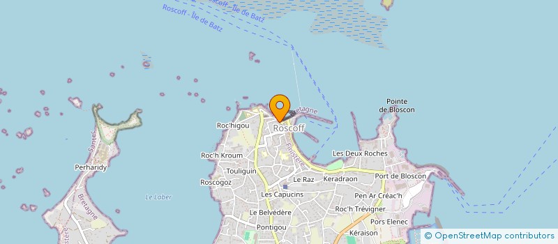 localisation de l'entreprise REACH à ROSCOFF