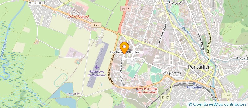 localisation de l'entreprise REACH MEDIA  PONTARLIER