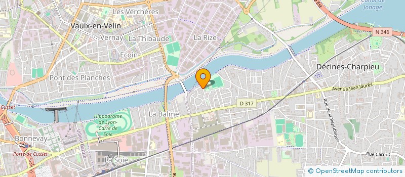 localisation de l'entreprise REACH THERMIQUE à DECINES-CHARPIEU