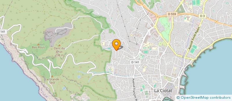 localisation de l'entreprise REACIL  LA CIOTAT