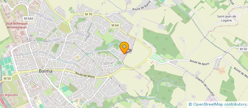 localisation de l'entreprise REACS  BALMA