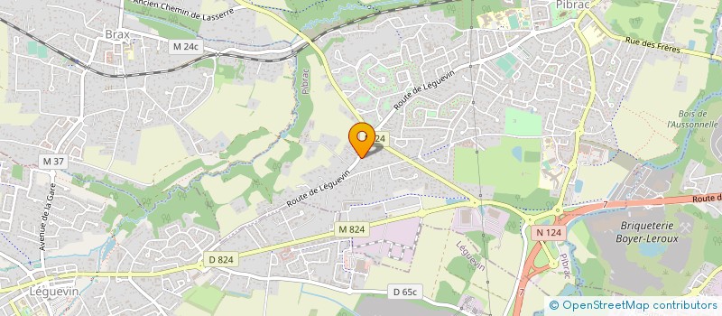 localisation de l'entreprise REACTEC à LABEGE
