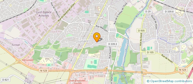 localisation de l'entreprise REACTIF' ASSUR à LUISANT