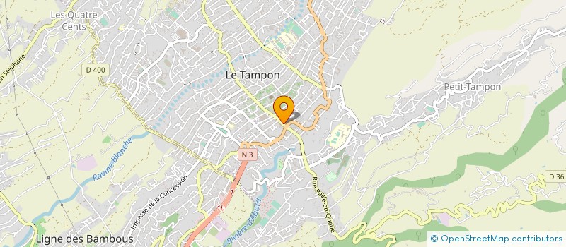localisation de l'entreprise REACTIF LINE  LE TAMPON