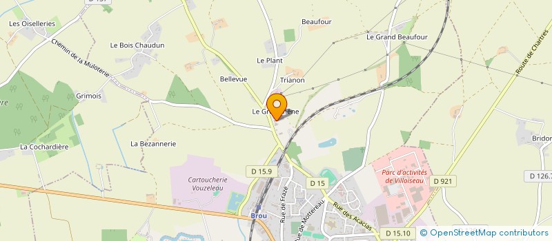 localisation de l'entreprise REACTIME à BROU