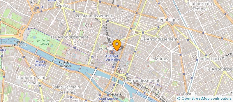 localisation de l'entreprise REACTION à PARIS