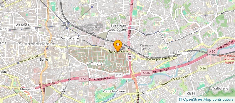 localisation de l'entreprise REACTION à MARSEILLE