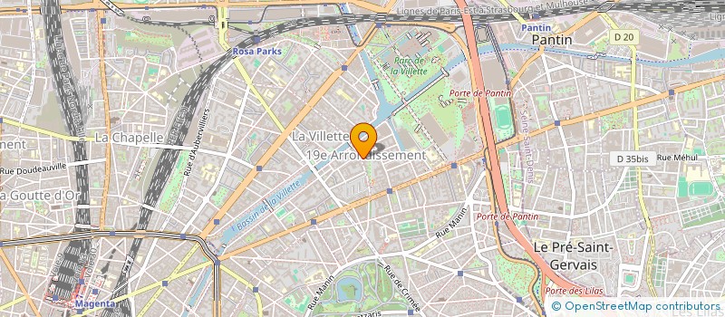 localisation de l'entreprise REACTION  PARIS