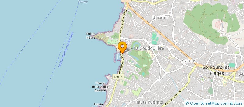 localisation de l'entreprise REACTION à SIX-FOURS-LES-PLAGES