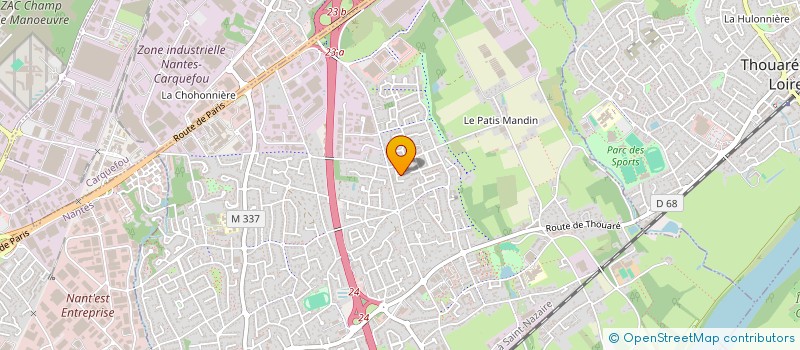 localisation de l'entreprise REACTION IMMO  SAINTE-LUCE-SUR-LOIRE