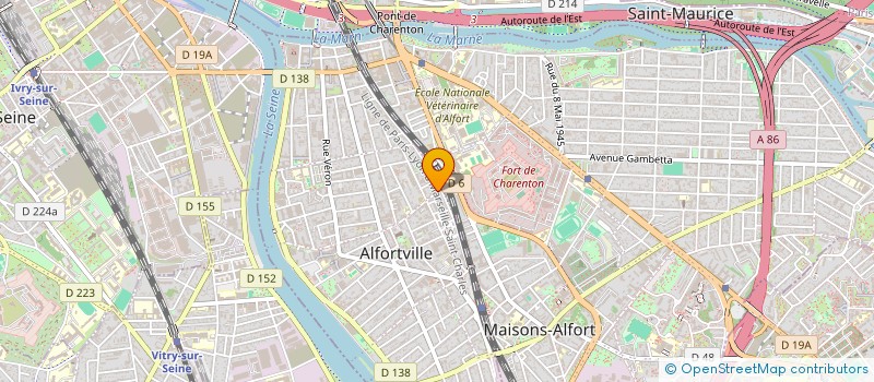 localisation de l'entreprise REACTIONS (RE) à ALFORTVILLE