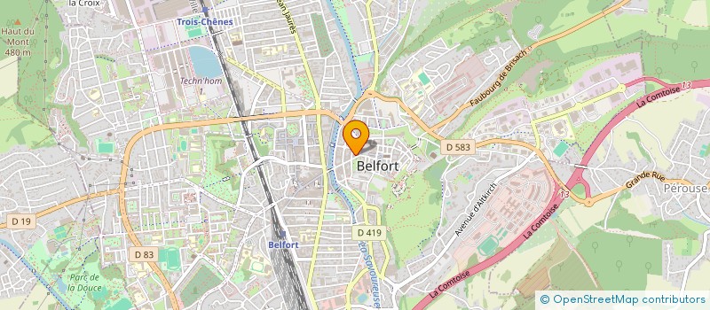 localisation de l'entreprise REACTIV-BEC à BELFORT