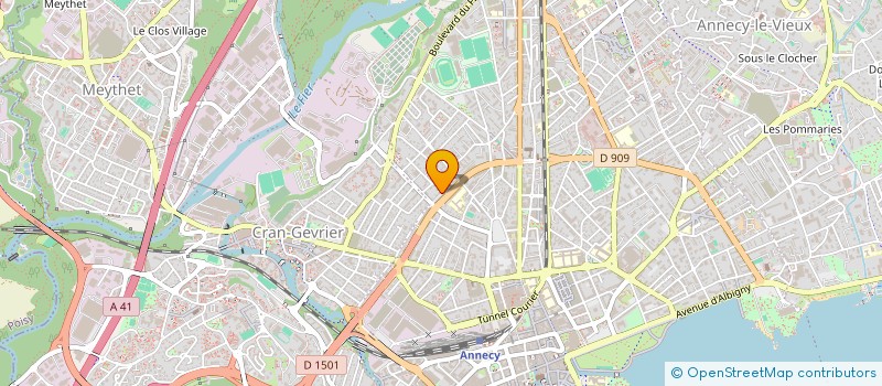 localisation de l'entreprise REACTIV CARE à ANNECY