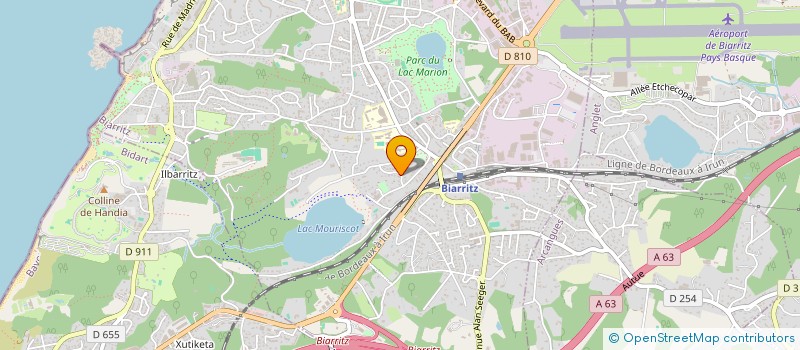 localisation de l'entreprise REACTIV CONSULTING à BIARRITZ