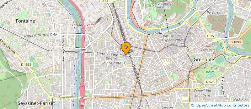 localisation de l'entreprise REACTIV' IP à GRENOBLE