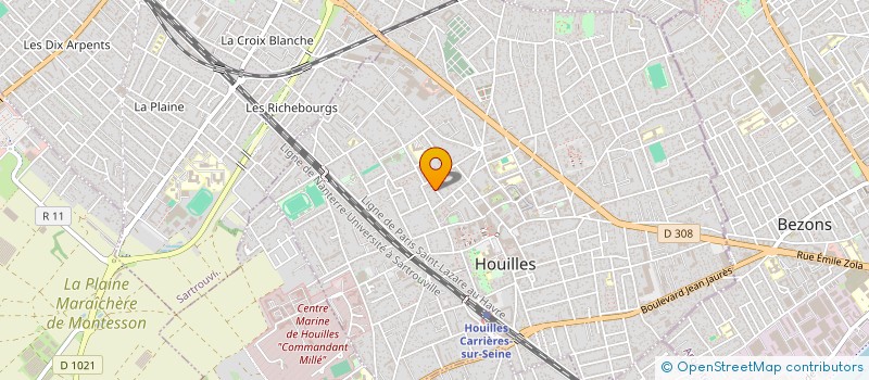 localisation de l'entreprise REACTO GOODIES  HOUILLES