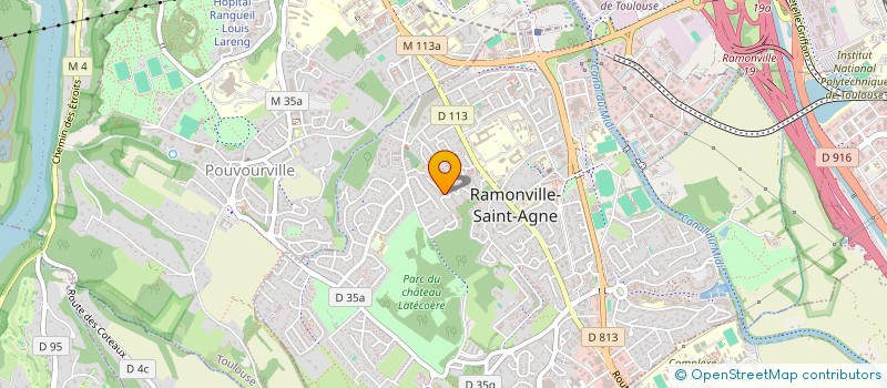 localisation de l'entreprise READAPTATION, SPORT, SANTE  RAMONVILLE ST AGNE