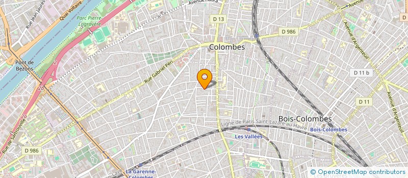 localisation de l'entreprise READY SOFT à COLOMBES