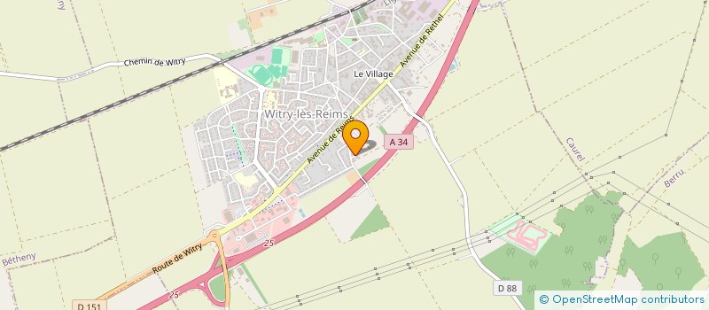localisation de l'entreprise READY STUDY GO INTERNATIONAL  WITRY-LES-REIMS