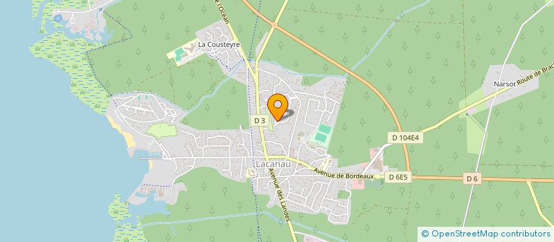 localisation de l'entreprise READY TO WEB  LACANAU