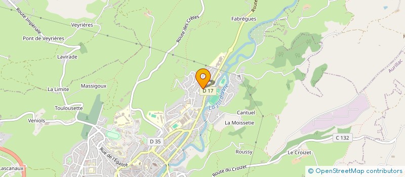 localisation de l'entreprise READY4'DEC à AURILLAC