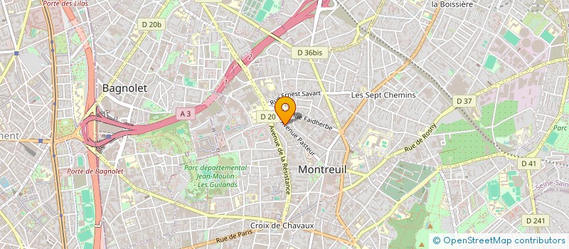 localisation de l'entreprise READYMADE FACTORY à MONTREUIL