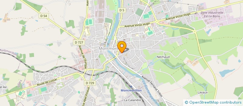 localisation de l'entreprise REAF4  MONTMORILLON