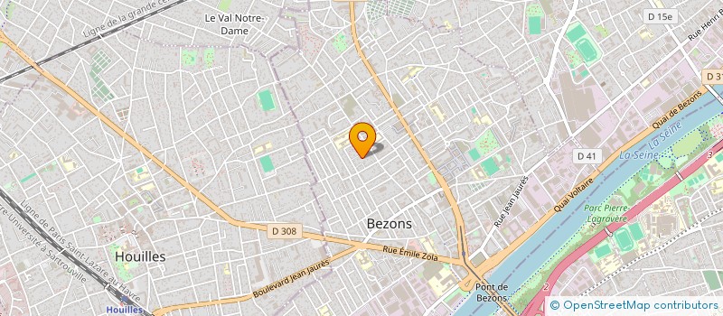 localisation de l'entreprise REAGA BAT  BEZONS