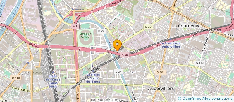 localisation de l'entreprise REAGAN BATU ELECTRICITE  MITRY-MORY