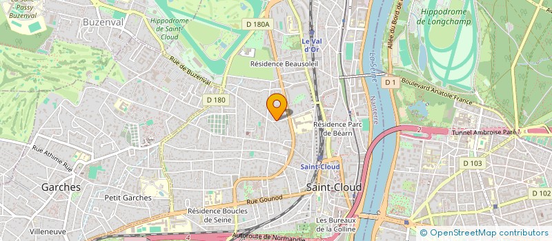 localisation de l'entreprise REAGES à SAINT-CLOUD