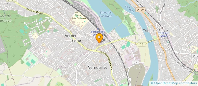 localisation de l'entreprise REAGI  VERNEUIL-SUR-SEINE