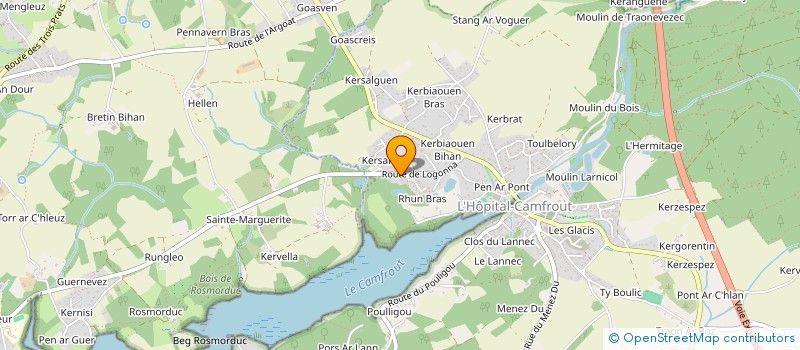 localisation de l'entreprise REAGIH  HOPITAL-CAMFROUT