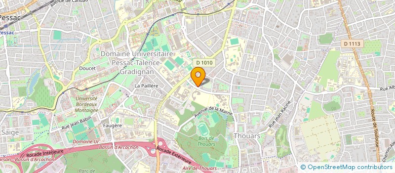 localisation de l'entreprise REAGIR  TALENCE