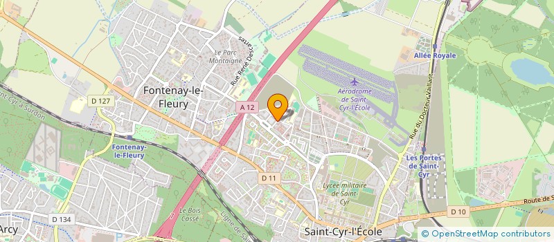 localisation de l'entreprise REAGIR ASS INTERMEDIAIRE à SAINT-CYR-L'ECOLE