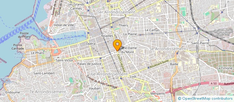 localisation de l'entreprise REAGIR ASSOCIATION à MARSEILLE