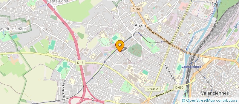 localisation de l'entreprise REAGISSONS ENSEMBLE AU SURPOIDS ET A L OBESITE  VALENCIENNES