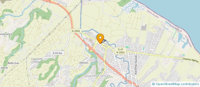 localisation de l'entreprise REAKTIV 2 ROUES  SAINTE-SUZANNE